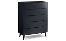 Load image into Gallery viewer, Alison Bedroom Range - White or Anthracite - Options: 2 Drawer Bedsides, 3 Drawer Chest, 5 Drawer Chest, 6 Drawer Chest &amp; Wardrobe
