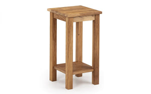 Coxmoor Tall Narrow Side Table - Available in Oak or Ivory & Oak