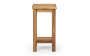 Coxmoor Tall Narrow Side Table - Available in Oak or Ivory & Oak