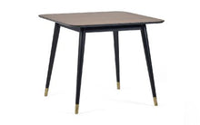 Load image into Gallery viewer, Findlay Square Dining Table - Walnut &amp; Black - 90cm D x 90cm W x 75cm H - Chair Options
