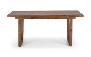 Woburn Rustic Dining Table With Optional Bench - RECYCLED/RECLAIMED Pine - Colour Cashew