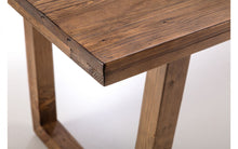 Load image into Gallery viewer, Woburn Rustic Dining Table With Optional Bench - RECYCLED/RECLAIMED Pine - Colour Cashew
