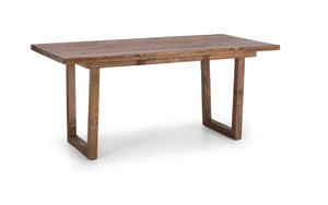 Woburn Rustic Dining Table With Optional Bench - RECYCLED/RECLAIMED Pine - Colour Cashew