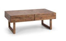 Load image into Gallery viewer, Woburn Rustic 2 Drawer Coffee Table - RECYCLED/RECLAIMED Pine - Colour Cashew
