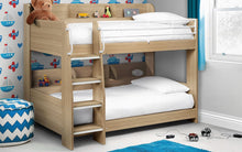 Load image into Gallery viewer, Kids Domino Bunk - Charcoal &amp; White, Anthracite, All White or Sonoma Oak - Optional Mattress
