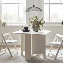 Load image into Gallery viewer, Gatan Small Gateleg Table With 2 Chairs - Available in White, Grey Or Black
