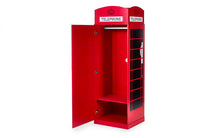 Load image into Gallery viewer, London Telephone Box Wardrobe - 56cm D x 65cm W x 190cm H
