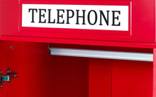 Load image into Gallery viewer, London Telephone Box Wardrobe - 56cm D x 65cm W x 190cm H
