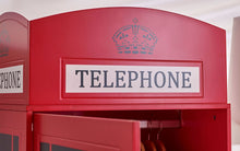 Load image into Gallery viewer, London Telephone Box Wardrobe - 56cm D x 65cm W x 190cm H
