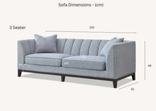 Load image into Gallery viewer, Stylish Rib Sofa Dolphin Boucle - Avilable in Left Hand Corner or 3 Seater
