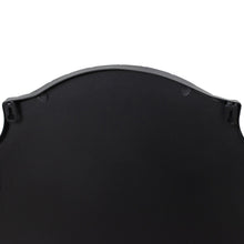 Load image into Gallery viewer, Matt Black Ornate Curved Mirror
