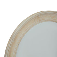 Load image into Gallery viewer, Washed Wood Round Framed Mirror
