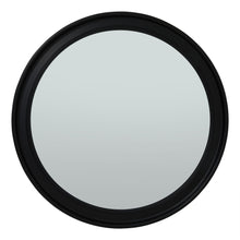 Load image into Gallery viewer, Black Wood Round Framed Large Mirror
