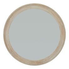 Load image into Gallery viewer, Washed Wood Round Framed Large Mirror
