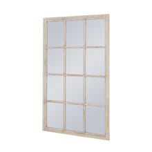 Load image into Gallery viewer, Washed Wood Window Mirror
