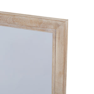 Washed Wood Window Mirror