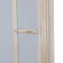 Load image into Gallery viewer, Large Washed Wood Framed Window Mirror
