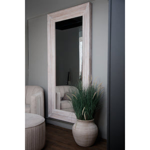 Harewood White Washed Large Mirror