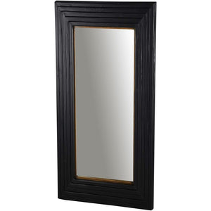 Lennox Black Wall Mirror - 6L x 77W x 123H (CM)