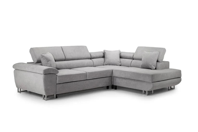 Anton SofaBed - Colours Grey or Black & Grey - Available in LHF/RHF Corner