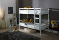 Durham Bunk Bed - White - Available in Single 2"6Ft or 3Ft