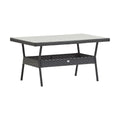 Outdoor - Stylish Rattan Table Grey