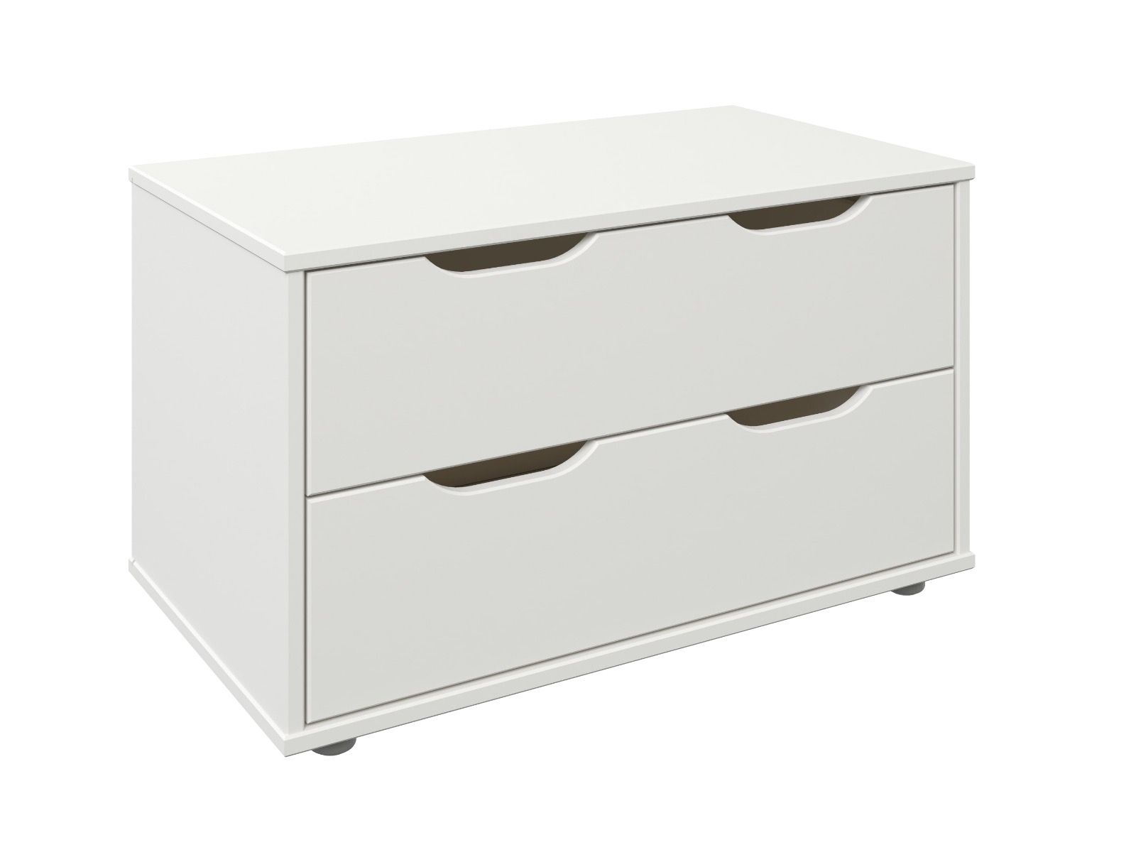 Noomi Solid Wood Shorty Midsleeper - White