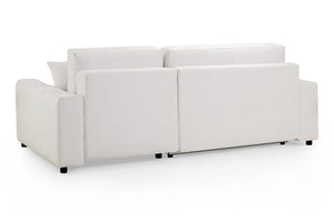 Luki Universal Corner Sofabed - Available in Mocha, Grey or Beige