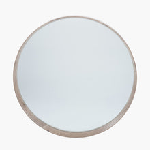 Load image into Gallery viewer, Natural Wood Veneer Deep Edge Round Wall Mirror Large
