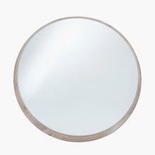 Load image into Gallery viewer, Natural Wood Veneer Deep Edge Round Wall Mirror Large
