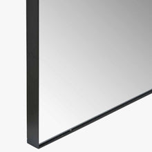 Load image into Gallery viewer, Black Metal Slim Frame Arch Floor Mirror
