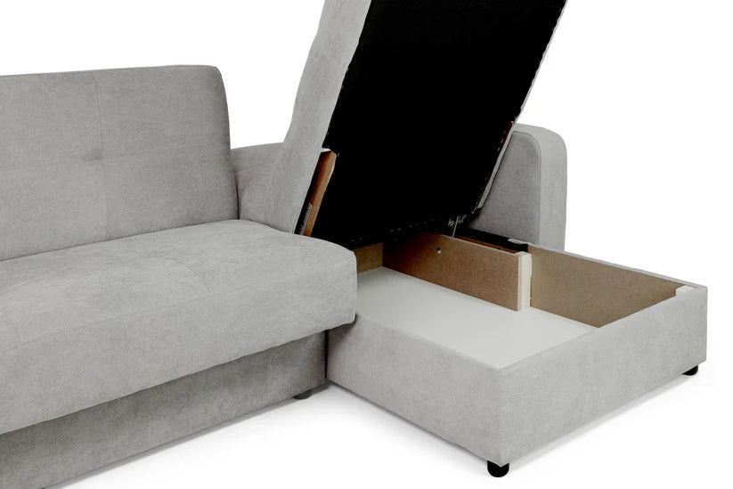 Kair SofaBed - Grey, Plush Yellow, Plush Blue, Plush Green, Plush Teal - Available in Universal Corner