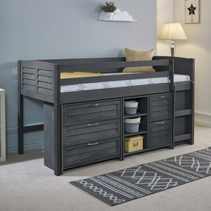 Comfy Mid Storage Sleeper - Grey - Right Hand or Left Hand Ladder Option