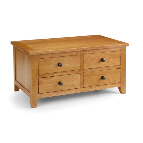 Astoria 4 Drawer Oak Coffee Table