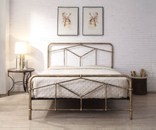 Load image into Gallery viewer, AXTON Metal Bed - Sand Blast Black Or Antique Bronze Finish
