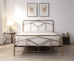 AXTON Metal Bed - Sand Blast Black Or Antique Bronze Finish