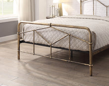 Load image into Gallery viewer, AXTON Metal Bed - Sand Blast Black Or Antique Bronze Finish
