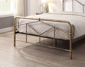 AXTON Metal Bed - Sand Blast Black Or Antique Bronze Finish