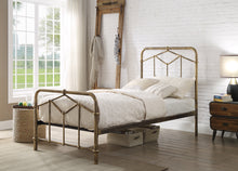 Load image into Gallery viewer, AXTON Metal Bed - Sand Blast Black Or Antique Bronze Finish
