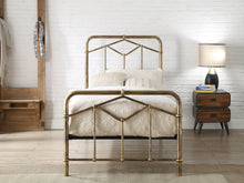 Load image into Gallery viewer, AXTON Metal Bed - Sand Blast Black Or Antique Bronze Finish
