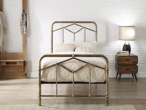 AXTON Metal Bed - Sand Blast Black Or Antique Bronze Finish