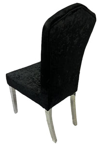 Alice Chair (Chrome Legs) - Available in Black or Dark Grey