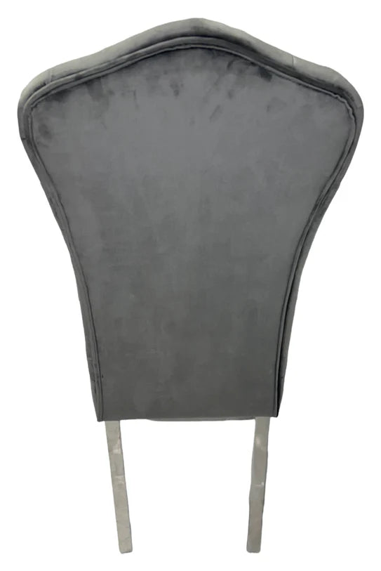 Alice Chair (Chrome Legs) - Available in Black or Dark Grey