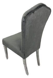 Alice Chair (Chrome Legs) - Available in Black or Dark Grey