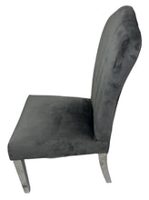 Load image into Gallery viewer, Alice Chair (Chrome Legs) - Available in Black or Dark Grey
