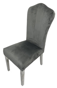 Alice Chair (Chrome Legs) - Available in Black or Dark Grey