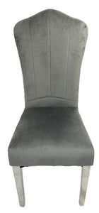 Alice Chair (Chrome Legs) - Available in Black or Dark Grey