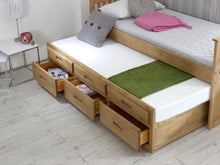 Load image into Gallery viewer, Captains Underbed Bed - Available in White &amp; Waxed - Single(3Ft) (Pull out Bed Underneath)
