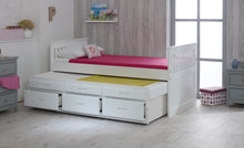 Load image into Gallery viewer, Captains Underbed Bed - Available in White &amp; Waxed - Single(3Ft) (Pull out Bed Underneath)
