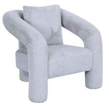 Load image into Gallery viewer, Angel Fluffy Grey Comfort Chair

